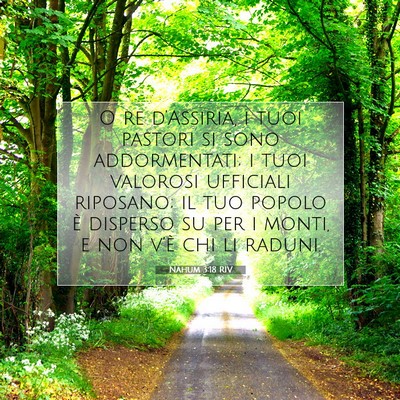 Nahum 3:18 Versetto della Bibbia Spiegato
