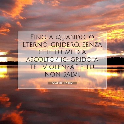 Abacuc 1:2 Versetto della Bibbia Spiegato