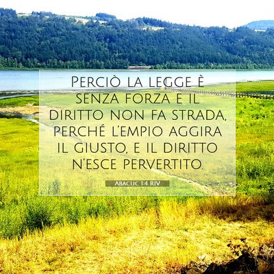Abacuc 1:4 Versetto della Bibbia Spiegato
