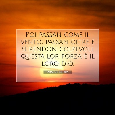 Abacuc 1:11 Versetto della Bibbia Spiegato