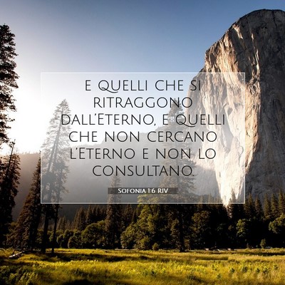 Sofonia 1:6 Versetto della Bibbia Spiegato