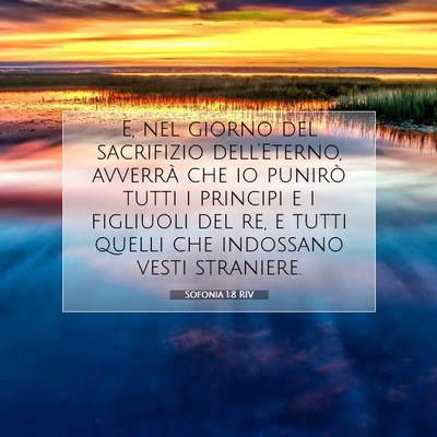 Sofonia 1:8 Versetto della Bibbia Spiegato