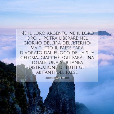 Sofonia 1:18 Versetto della Bibbia Spiegato