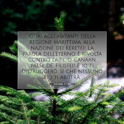 Sofonia 2:5 Versetto della Bibbia Spiegato