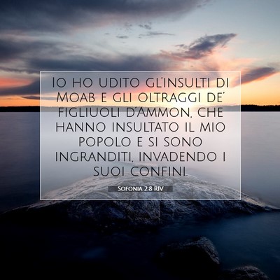 Sofonia 2:8 RIV Immagine del Versetto della Bibbia