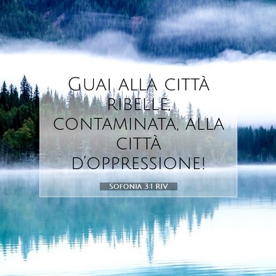 Sofonia 3:1 Versetto della Bibbia Spiegato