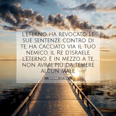 Sofonia 3:15 RIV Immagine del Versetto della Bibbia