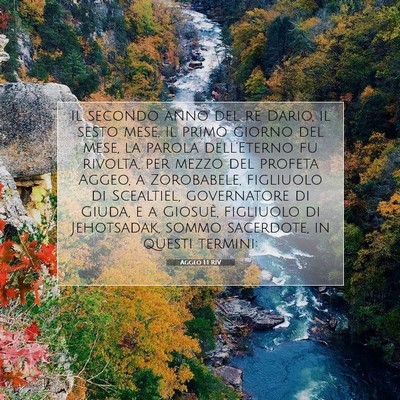 Aggeo 1:1 Versetto della Bibbia Spiegato