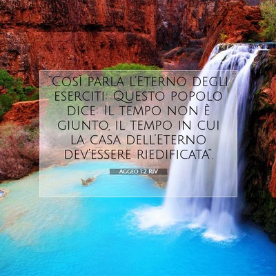 Aggeo 1:2 Versetto della Bibbia Spiegato