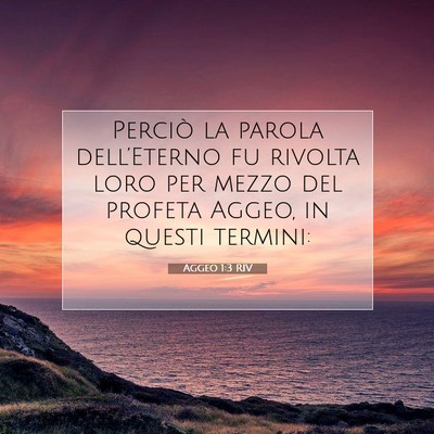 Aggeo 1:3 Versetto della Bibbia Spiegato