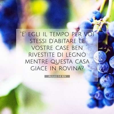 Aggeo 1:4 Versetto della Bibbia Spiegato