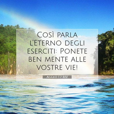 Aggeo 1:7 Versetto della Bibbia Spiegato