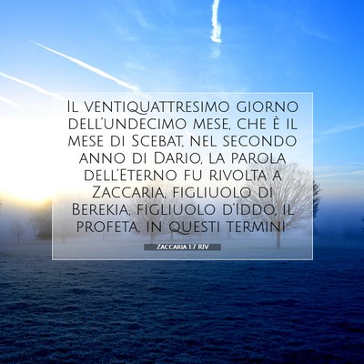 Zaccaria 1:7 Versetto della Bibbia Spiegato