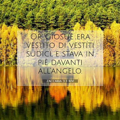 Zaccaria 3:3 RIV Immagine del Versetto della Bibbia