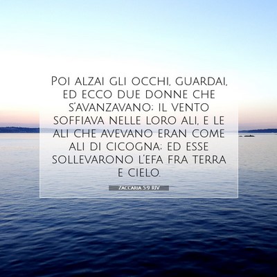 Zaccaria 5:9 Versetto della Bibbia Spiegato