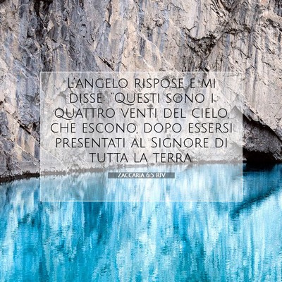 Zaccaria 6:5 RIV Immagine del Versetto della Bibbia