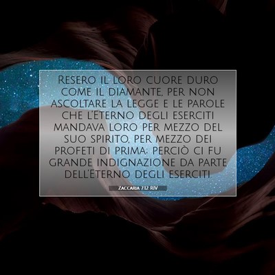 Zaccaria 7:12 Versetto della Bibbia Spiegato