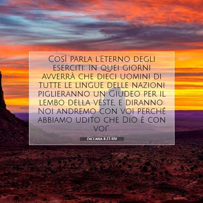 Zaccaria 8:23 RIV Immagine del Versetto della Bibbia
