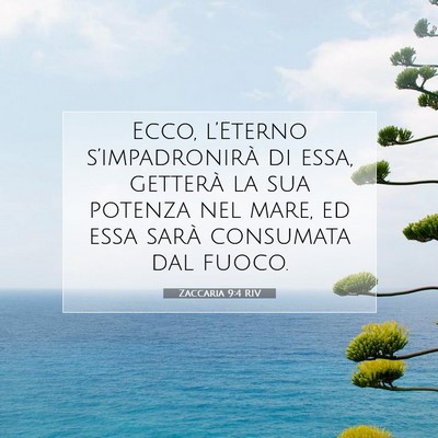 Zaccaria 9:4 RIV Immagine del Versetto della Bibbia