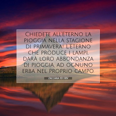 Zaccaria 10:1 Versetto della Bibbia Spiegato