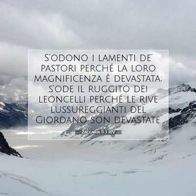 Zaccaria 11:3 Versetto della Bibbia Spiegato