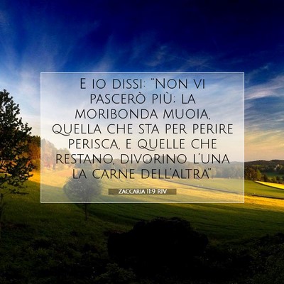Zaccaria 11:9 Versetto della Bibbia Spiegato