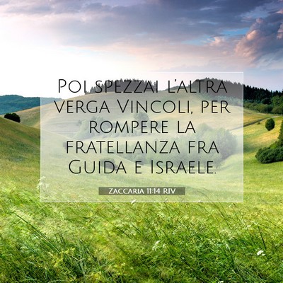 Zaccaria 11:14 Versetto della Bibbia Spiegato