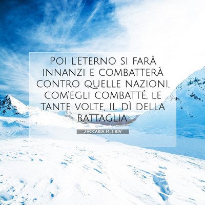 Zaccaria 14:3 Versetto della Bibbia Spiegato