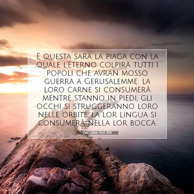 Zaccaria 14:12 Versetto della Bibbia Spiegato