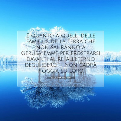 Zaccaria 14:17 Versetto della Bibbia Spiegato