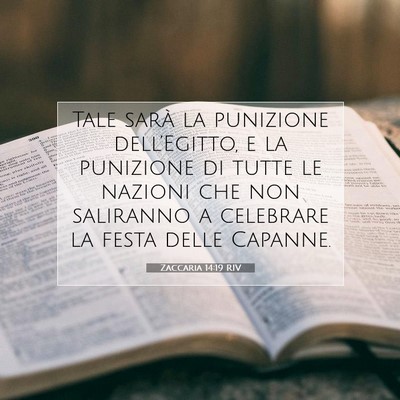 Zaccaria 14:19 Versetto della Bibbia Spiegato