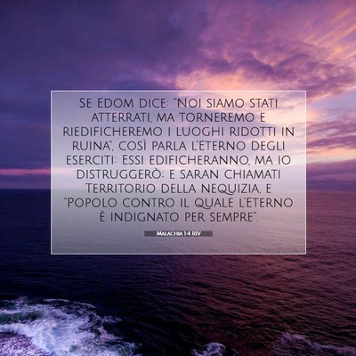 Malachia 1:4 Versetto della Bibbia Spiegato