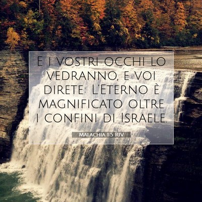 Malachia 1:5 Versetto della Bibbia Spiegato