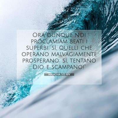 Malachia 3:15 RIV Immagine del Versetto della Bibbia