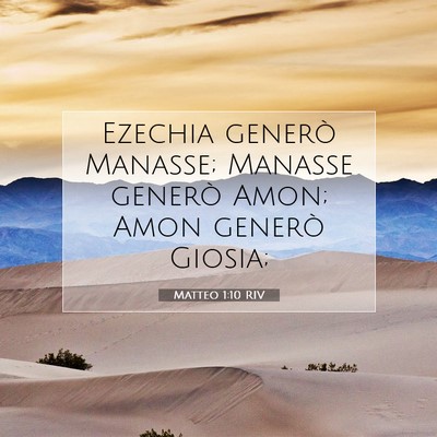 Matteo 1:10 Versetto della Bibbia Spiegato