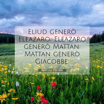 Matteo 1:15 Versetto della Bibbia Spiegato