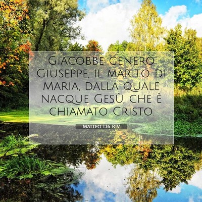 Matteo 1:16 Versetto della Bibbia Spiegato