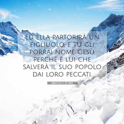 Matteo 1:21 Versetto della Bibbia Spiegato