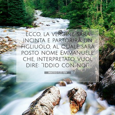 Matteo 1:23 Versetto della Bibbia Spiegato