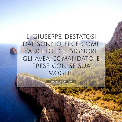 Matteo 1:24 Versetto della Bibbia Spiegato