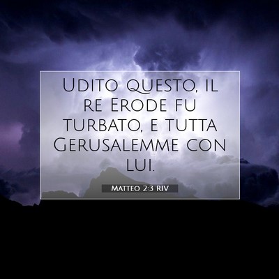 Matteo 2:3 Versetto della Bibbia Spiegato