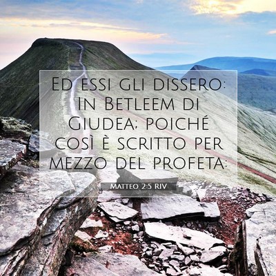 Matteo 2:5 RIV Immagine del Versetto della Bibbia
