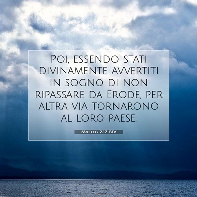 Matteo 2:12 Versetto della Bibbia Spiegato