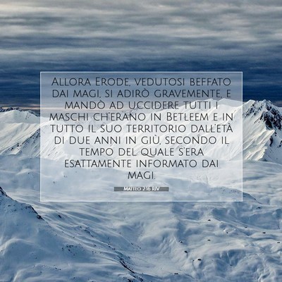 Matteo 2:16 RIV Immagine del Versetto della Bibbia