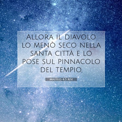 Matteo 4:5 Versetto della Bibbia Spiegato