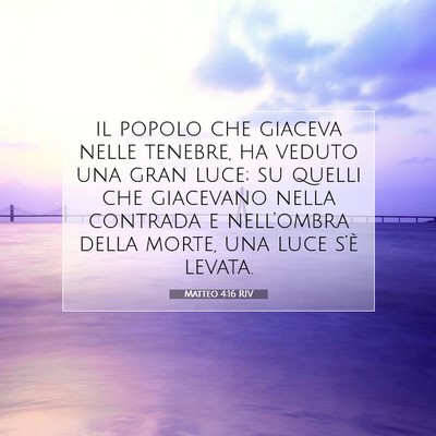 Matteo 4:16 RIV Immagine del Versetto della Bibbia