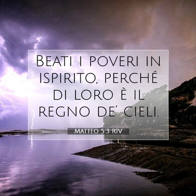 Matteo 5:3 Versetto della Bibbia Spiegato