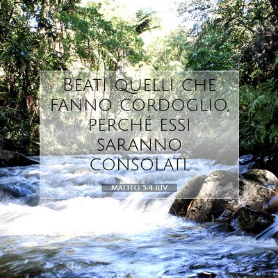 Matteo 5:4 Versetto della Bibbia Spiegato