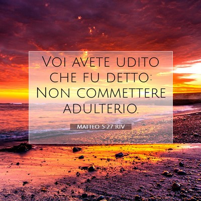 Matteo 5:27 Versetto della Bibbia Spiegato