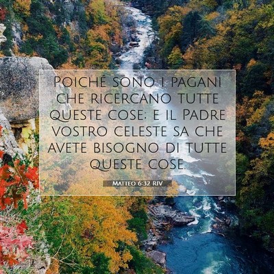 Matteo 6:32 Versetto della Bibbia Spiegato